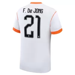 Maglia Paesi Bassi Frenkie de Jong 21 Uomo Secondo Mondiali 2026
