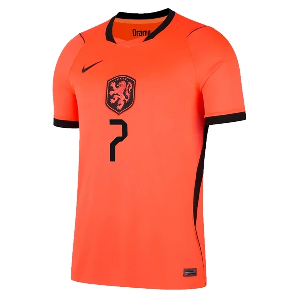 Maglia Paesi Bassi Xavi 7 Uomo Primo Mondiali 2026