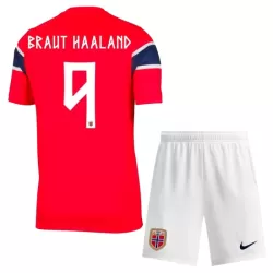 Completo calcio Norvegia Haaland 9 Bambino Primo Mondiali 2026