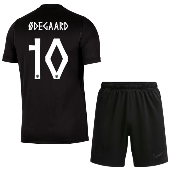 Completo calcio Norvegia Ødegaard 10 Bambino Secondo Mondiali 2026 Completo calcio Norvegia Ødegaard 10 Bambino Secondo Mondiali 2026