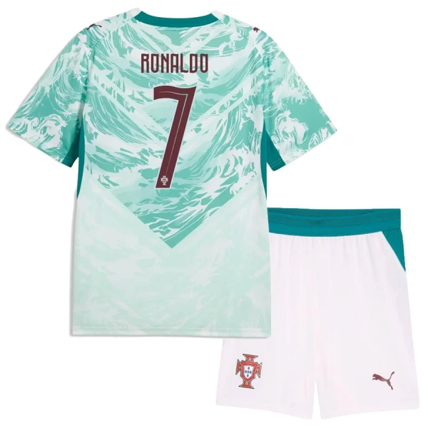 Completo calcio Portogallo Ronaldo 7 Bambino Secondo Mondiali 2026