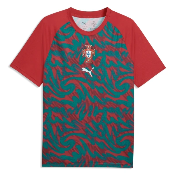 Maglia Portogallo Pre-Match Uomo Mondiali 2026 Rossa Maglia Portogallo Pre-Match Uomo Mondiali 2026 Rossa