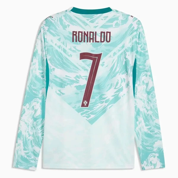 Maglia Portogallo Ronaldo 7 Uomo Secondo Mondiali 2026 Maniche Lunghe