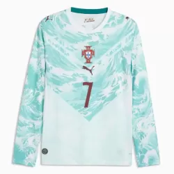 Maglia Portogallo Ronaldo 7 Uomo Secondo Mondiali 2026 Maniche Lunghe