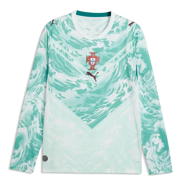 Maglia Portogallo Uomo Secondo Mondiali 2026 Maniche Lunghe Maglia Portogallo Uomo Secondo Mondiali 2026 Maniche Lunghe