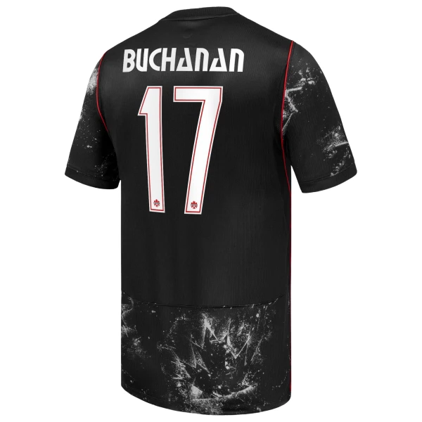Maglia Canada Buchanan 17 Uomo Secondo Mondiali 2026 Maglia Canada Buchanan 17 Uomo Secondo Mondiali 2026