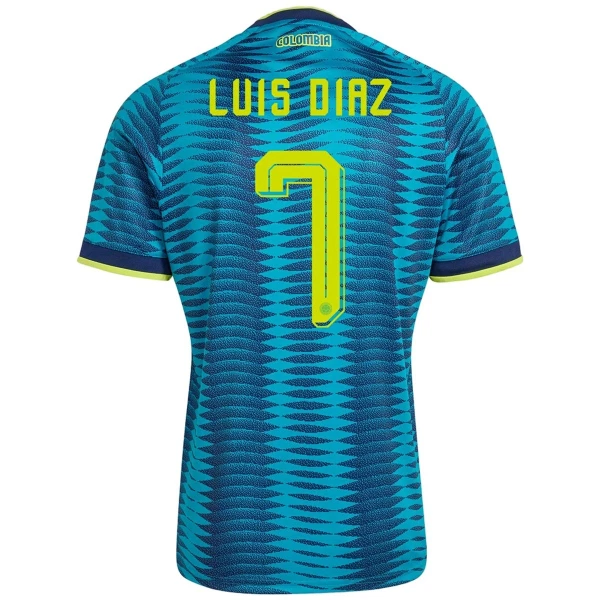 Maglia Colombia Luis Díaz 7 Uomo Secondo Mondiali 2026
