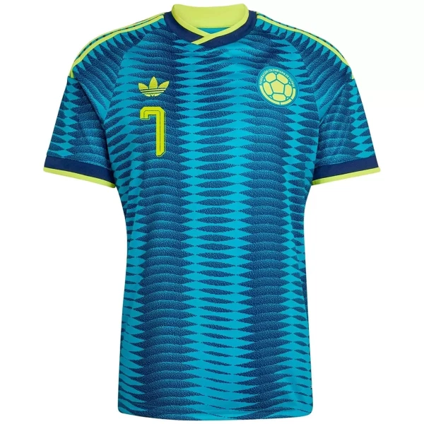 Maglia Colombia Luis Díaz 7 Uomo Secondo Mondiali 2026