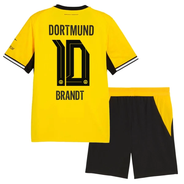 Completo calcio Borussia Dortmund Brandt 10 Bambino Primo 2026-27 Completo calcio Borussia Dortmund Brandt 10 Bambino Primo 2026-27