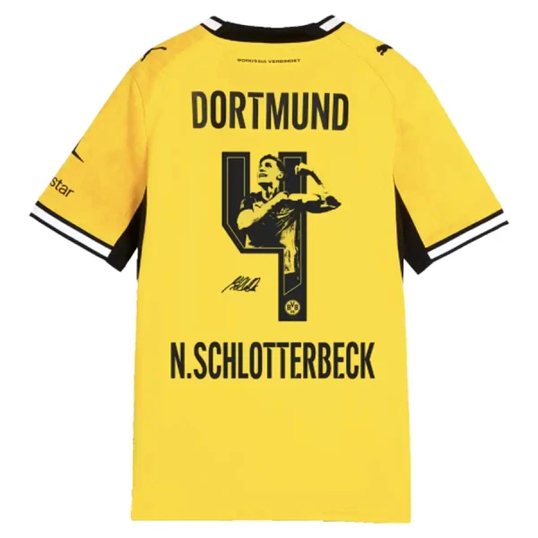 Maglia Borussia Dortmund N. Schlotterbeck 4 Uomo Primo 2026-27 - Speciale Maglia Borussia Dortmund N. Schlotterbeck 4 Uomo Primo 2026-27 - Speciale