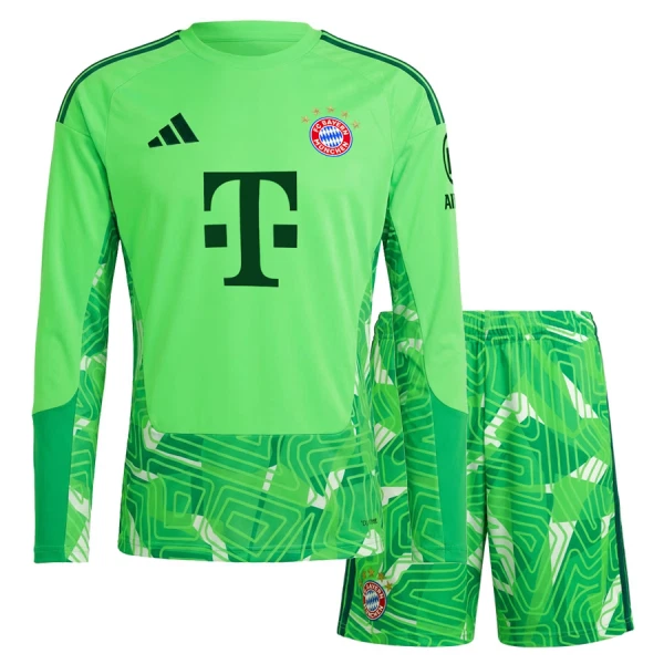 Completo calcio Portiere FC Bayern Monaco Bambino Primo 2026-27 Maniche Lunghe