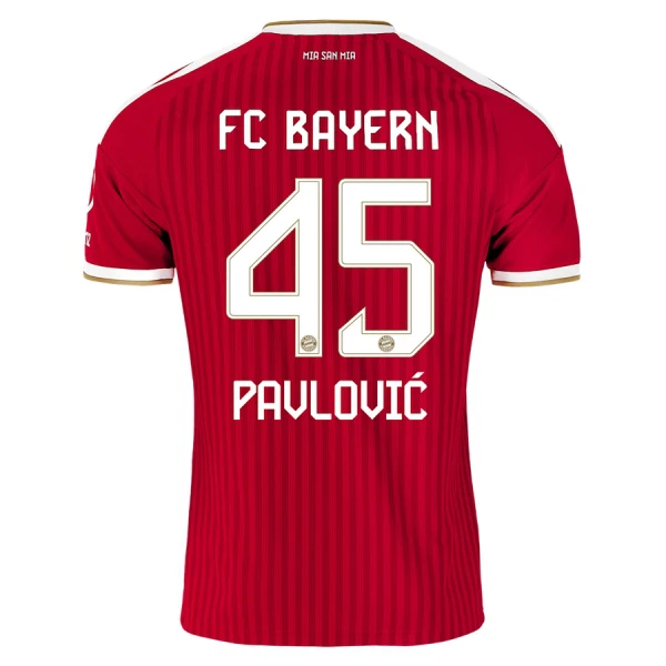 Maglia FC Bayern Monaco Pavlovic 45 Uomo Primo 2026-27 Maglia FC Bayern Monaco Pavlovic 45 Uomo Primo 2026-27