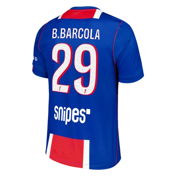 Completo calcio Paris Saint-Germain Bradley Barcola 29 Bambino Primo 2026-27