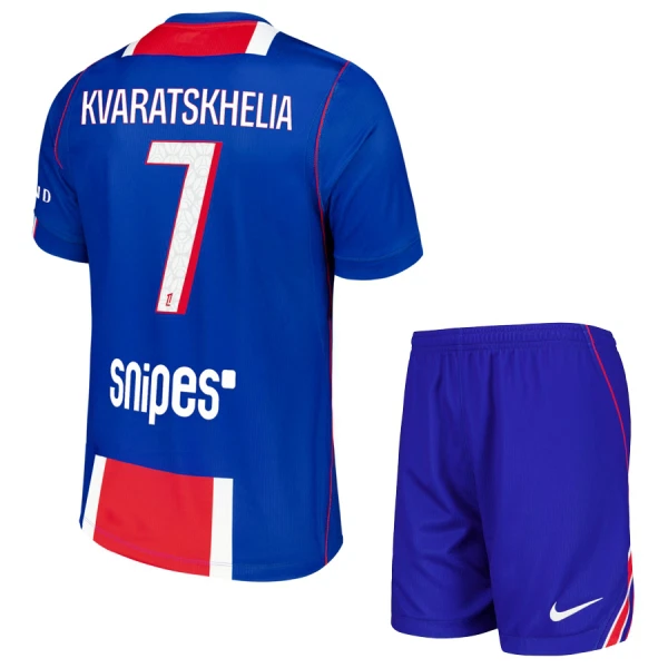 Completo calcio Paris Saint-Germain Kvaratskhelia 7 Bambino Primo 2026-27