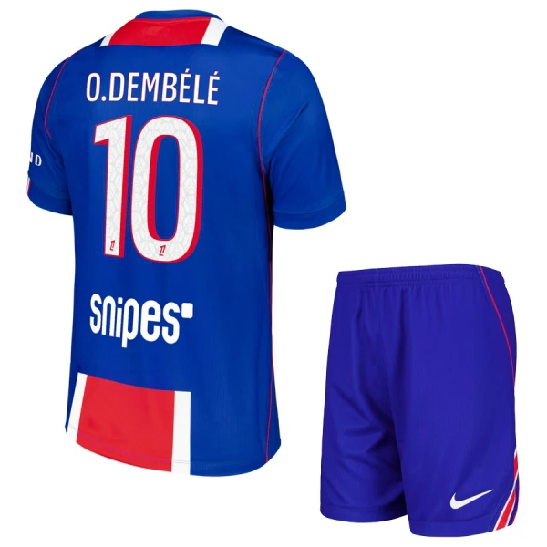 Completo calcio Paris Saint-Germain O. Dembele 10 Bambino Primo 2026-27 Completo calcio Paris Saint-Germain O. Dembele 10 Bambino Primo 2026-27
