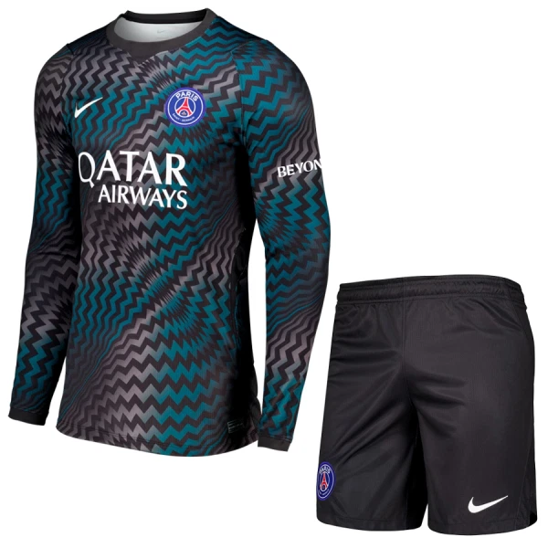 Completo calcio Portiere Paris Saint-Germain Bambino Primo 2026-27 Maniche Lunghe Completo calcio Portiere Paris Saint-Germain Bambino Primo 2026-27 Maniche Lunghe