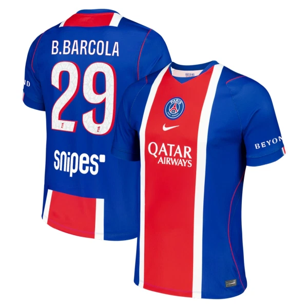 Maglia Paris Saint-Germain Bradley Barcola 29 Uomo Primo 2026-27 Maglia Paris Saint-Germain Bradley Barcola 29 Uomo Primo 2026-27