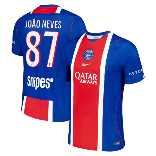 Maglia Paris Saint-Germain Joao Neves 87 Uomo Primo 2026-27 Maglia Paris Saint-Germain Joao Neves 87 Uomo Primo 2026-27