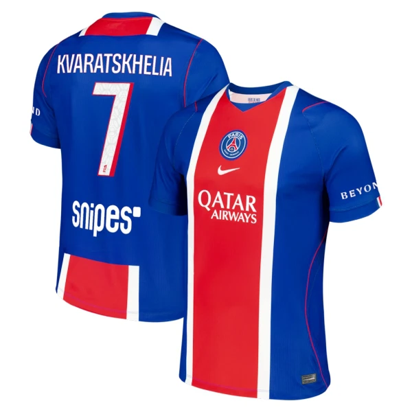 Maglia Paris Saint-Germain Kvaratskhelia 7 Uomo Primo 2026-27 Maglia Paris Saint-Germain Kvaratskhelia 7 Uomo Primo 2026-27