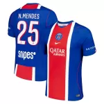 Maglia Paris Saint-Germain Nuno Mendes 25 Uomo Primo 2026-27
