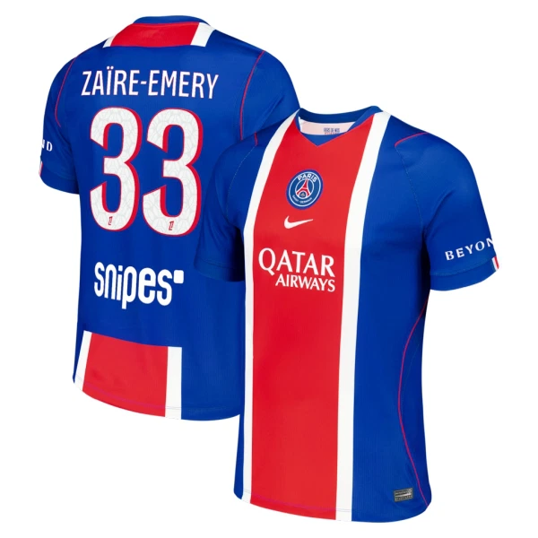 Maglia Paris Saint-Germain Zaire Emery 33 Uomo Primo 2026-27 Maglia Paris Saint-Germain Zaire Emery 33 Uomo Primo 2026-27