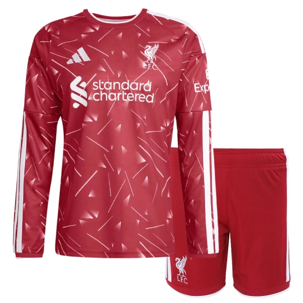 Completo calcio Liverpool Bambino Primo 2026-27 Maniche Lunghe Completo calcio Liverpool Bambino Primo 2026-27 Maniche Lunghe