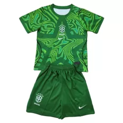 Completo calcio Portiere Brasile Bambino Primo Mondiali 2026 Verde