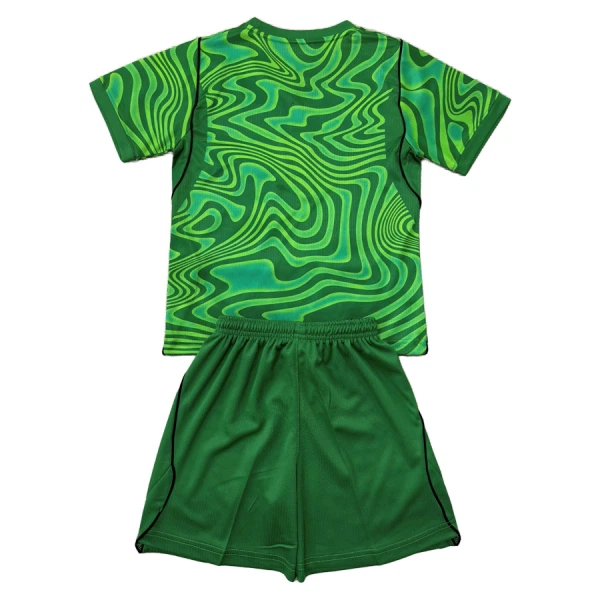 Completo calcio Portiere Brasile Bambino Primo Mondiali 2026 Verde