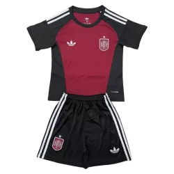 Completo calcio Portiere Spagna Bambino Mondiali 2026 Rossa