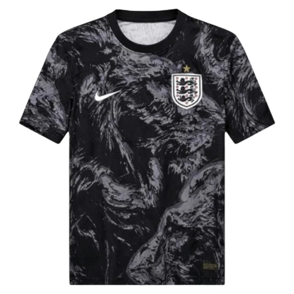 Maglia Inghilterra Pre-Match Uomo Mondiali 2026 Nera Maglia Inghilterra Pre-Match Uomo Mondiali 2026 Nera