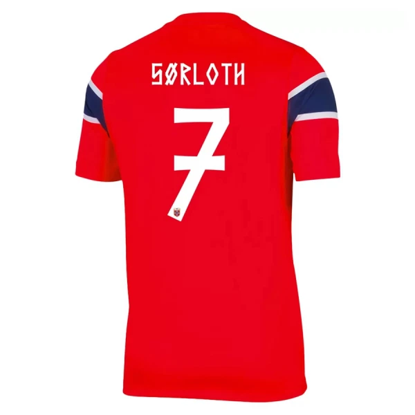 Maglia Norvegia Sorloth 7 Uomo Primo Mondiali 2026 Maglia Norvegia Sorloth 7 Uomo Primo Mondiali 2026