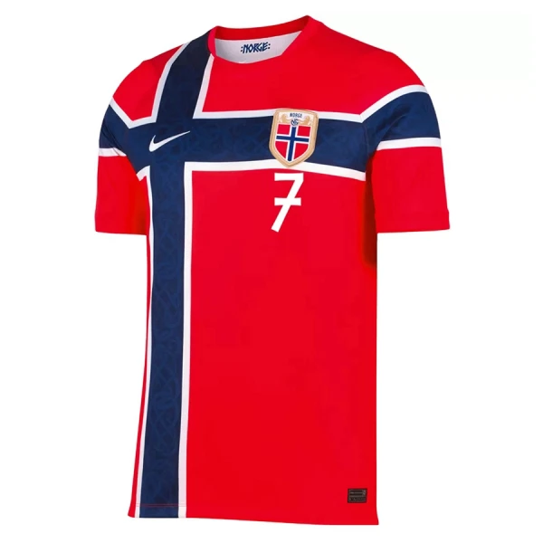 Maglia Norvegia Sorloth 7 Uomo Primo Mondiali 2026
