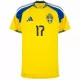 Maglia Svezia Gyokeres 17 Uomo Primo Mondiali 2026