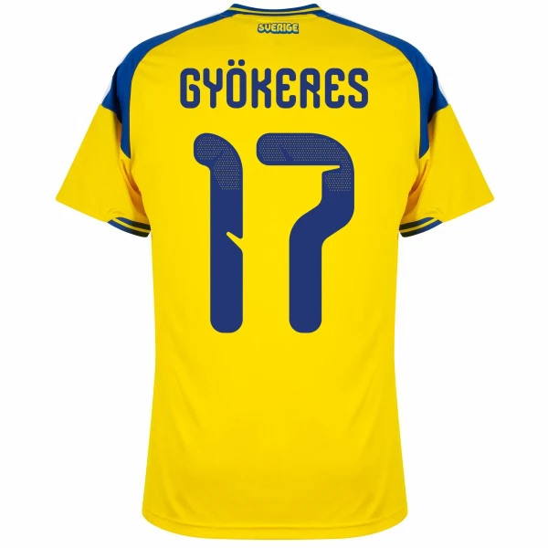 Maglia Svezia Gyokeres 17 Uomo Primo Mondiali 2026