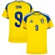Maglia Svezia Isak 9 Uomo Primo Mondiali 2026 Maglia Svezia Isak 9 Uomo Primo Mondiali 2026