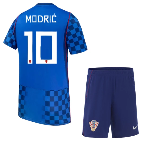 Completo calcio Croazia Modrić 10 Bambino Secondo Mondiali 2026 Completo calcio Croazia Modrić 10 Bambino Secondo Mondiali 2026