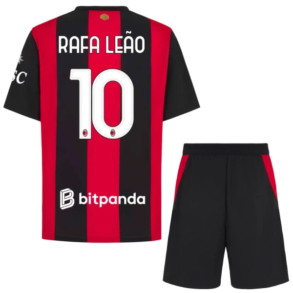 Completo calcio AC Milan Rafael Leao 10 Bambino Primo 2026-27 Completo calcio AC Milan Rafael Leao 10 Bambino Primo 2026-27