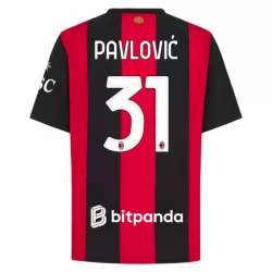 Maglia AC Milan Pavlovic 31 Uomo Primo 2026-27 Maglia AC Milan Pavlovic 31 Uomo Primo 2026-27