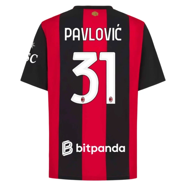 Maglia AC Milan Pavlovic 31 Uomo Primo 2026-27