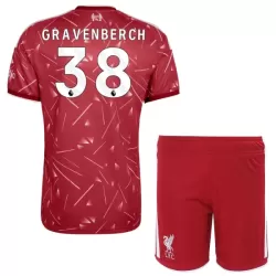 Completo calcio Liverpool Gravenberch 38 Bambino Primo 2026-27 Completo calcio Liverpool Gravenberch 38 Bambino Primo 2026-27