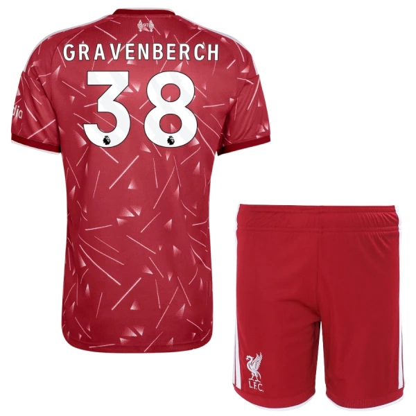Completo calcio Liverpool Gravenberch 38 Bambino Primo 2026-27 Completo calcio Liverpool Gravenberch 38 Bambino Primo 2026-27