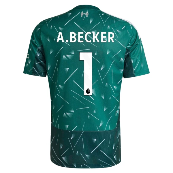 Completo calcio Portiere Liverpool A. Becker 1 Bambino Primo 2026-27 Verde