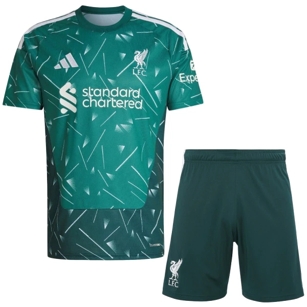 Completo calcio Portiere Liverpool Bambino Primo 2026-27 Verde Completo calcio Portiere Liverpool Bambino Primo 2026-27 Verde