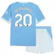 Completo calcio Manchester City Bernardo 20 Bambino Primo 2026-27 Completo calcio Manchester City Bernardo 20 Bambino Primo 2026-27