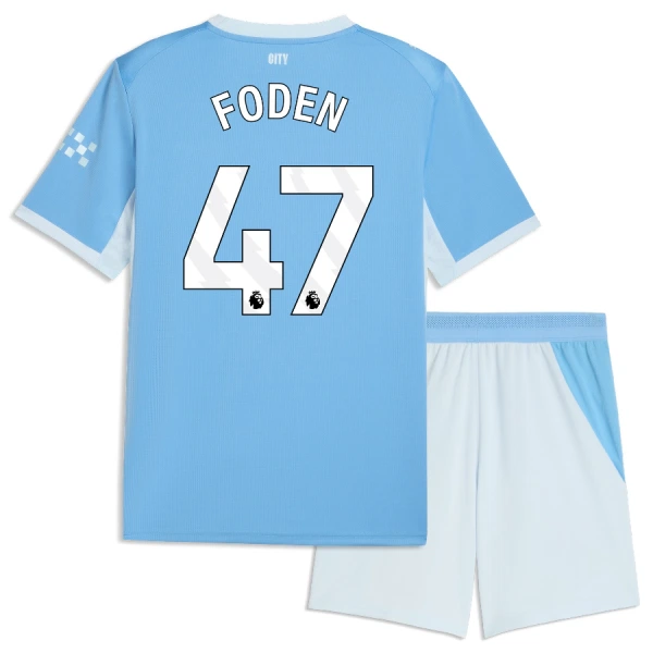 Completo calcio Manchester City Foden 47 Bambino Primo 2026-27 Completo calcio Manchester City Foden 47 Bambino Primo 2026-27