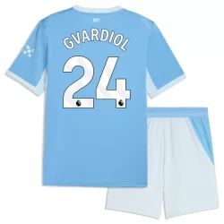Completo calcio Manchester City Gvardiol 24 Bambino Primo 2026-27 Completo calcio Manchester City Gvardiol 24 Bambino Primo 2026-27