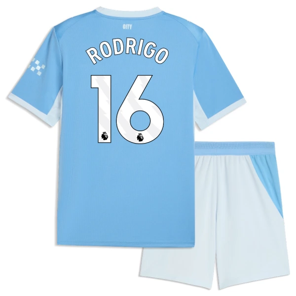 Completo calcio Manchester City Rodrigo 16 Bambino Primo 2026-27 Completo calcio Manchester City Rodrigo 16 Bambino Primo 2026-27