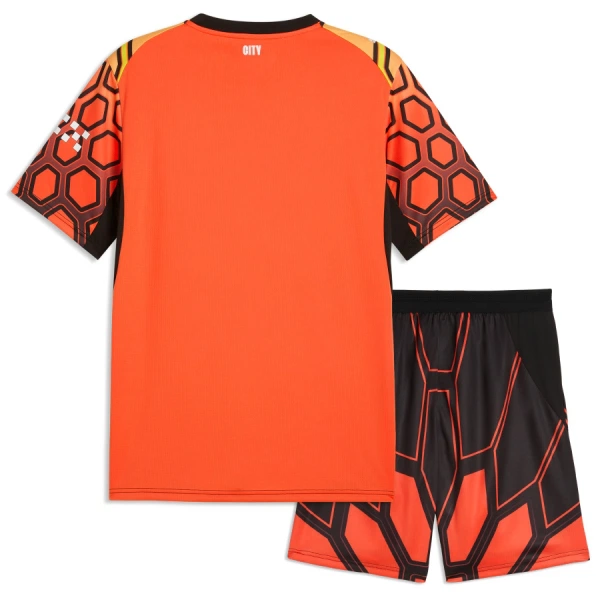Completo calcio Portiere Manchester City Bambino 3rd 2026-27 Arancia