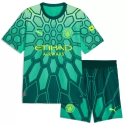 Completo calcio Portiere Manchester City Bambino Primo 2026-27 Verde Completo calcio Portiere Manchester City Bambino Primo 2026-27 Verde