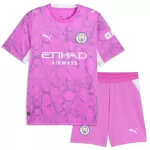 Completo calcio Portiere Manchester City Bambino Secondo 2026-27 Rosa